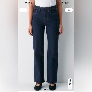 ARITZIA DEMIN FORUM REMY CURVE FIT HIGH RISE WIDE JEAN